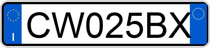 Numer rejestracyjny CW025BX posiada PEUGEOT 1007