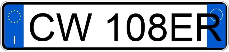 Numer rejestracyjny CW108ER posiada LANCIA Musa Numer rejestracyjny CW108ER posiada LANCIA Musa