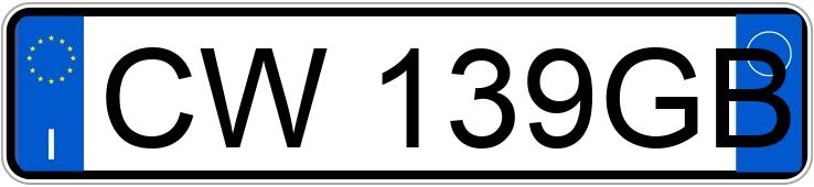 Numer rejestracyjny CW139GB posiada OPEL Astra 3a serie