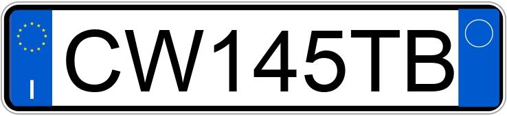 Numer rejestracyjny CW145TB posiada CITROEN C3 1a serie