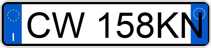 Numer rejestracyjny CW158KN posiada FIAT Ducato Numer rejestracyjny CW158KN posiada FIAT Ducato