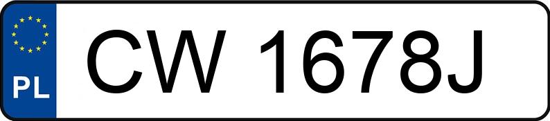 Numer rejestracyjny CW 1678J posiada OPEL INSIGNIA SPORTS TOURER - CW1678J