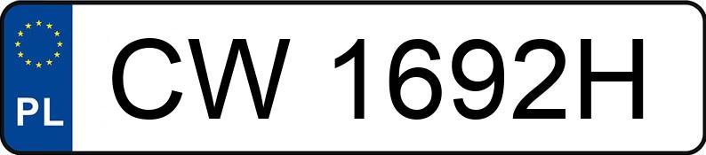 Numer rejestracyjny CW 1692H posiada SKODA FABIA - CW1692H Numer rejestracyjny CW 1692H posiada SKODA FABIA - CW1692H