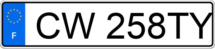 Numer rejestracyjny CW258TY posiada MERCEDES CLASSE E