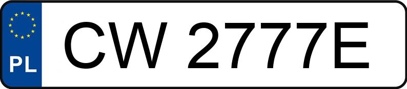 Numer rejestracyjny CW 2777E posiada MERCEDES-BENZ GLS 450 - CW2777E