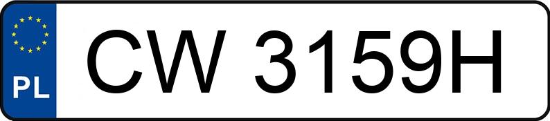 Numer rejestracyjny CW 3159H posiada TOYOTA TOYOTA YARIS - CW3159H