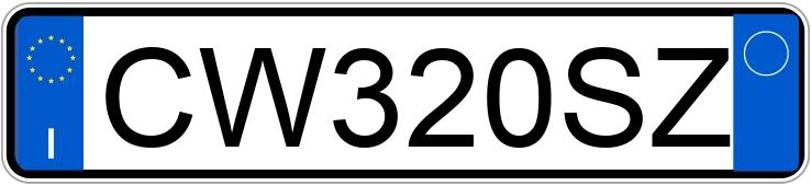 Numer rejestracyjny CW320SZ posiada MINI Mini 2a serie Numer rejestracyjny CW320SZ posiada MINI Mini 2a serie