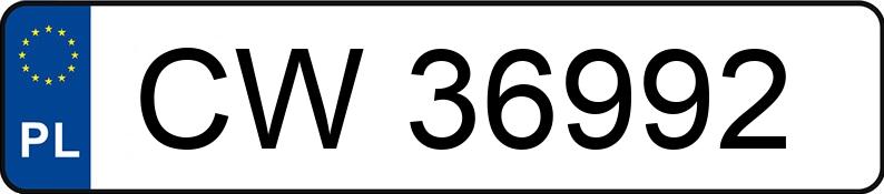 Numer rejestracyjny CW 36992 posiada VOLVO S80 2.9 MR`98 E2 S80 2.9 MR`98 E2 - CW36992
