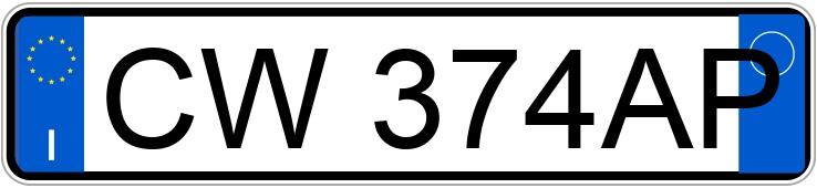 Numer rejestracyjny CW374AP posiada AUDI A6 3a serie Numer rejestracyjny CW374AP posiada AUDI A6 3a serie