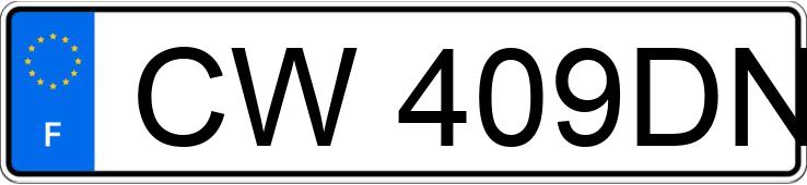 Numer rejestracyjny CW409DN posiada VOLKSWAGEN POLO V