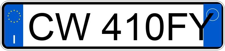 Numer rejestracyjny CW410FY posiada LANCIA Musa Numer rejestracyjny CW410FY posiada LANCIA Musa