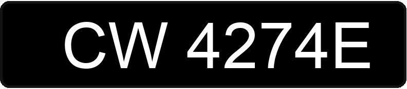 Numer rejestracyjny CW 4274E posiada FSO-WARSZAWA POLONEZ CARO - CW4274E