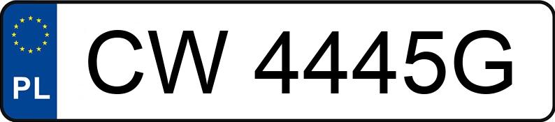Numer rejestracyjny CW 4445G posiada FORD MONDEO - CW4445G