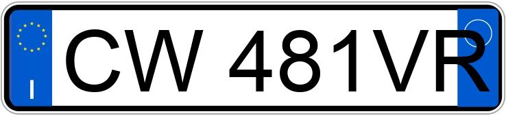 Numer rejestracyjny CW481VR posiada OPEL Astra 3a serie