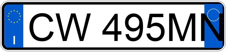 Numer rejestracyjny CW495MN posiada FORD Fiesta 5a serie Numer rejestracyjny CW495MN posiada FORD Fiesta 5a serie