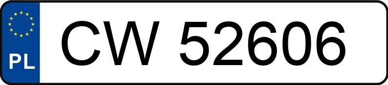 Numer rejestracyjny CW 52606 posiada OPEL OMEGA 2.0 DTH - CW52606