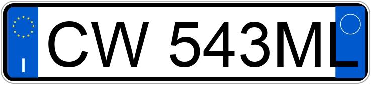 Numer rejestracyjny CW543ML posiada ALFA ROMEO 156 2a serie