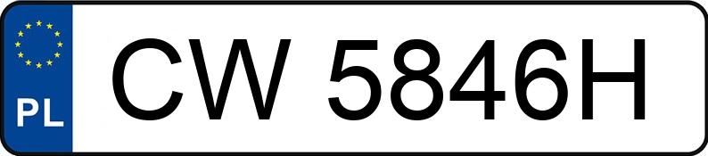 Numer rejestracyjny CW 5846H posiada AUDI RS 6 AVANT - CW5846H