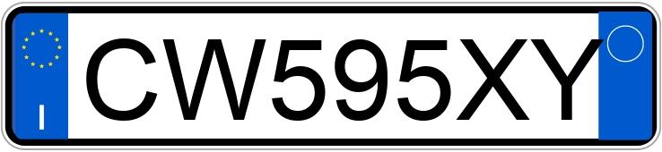 Numer rejestracyjny CW595XY posiada VOLKSWAGEN New Beetle