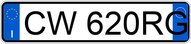 Numer rejestracyjny CW620RG posiada FIAT Panda 2a serie Numer rejestracyjny CW620RG posiada FIAT Panda 2a serie