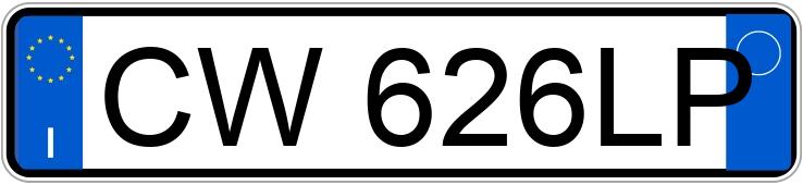 Numer rejestracyjny CW626LP posiada TOYOTA Yaris Numer rejestracyjny CW626LP posiada TOYOTA Yaris