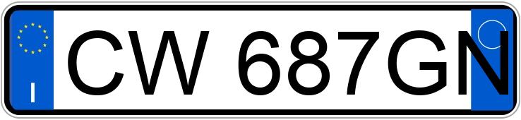 Numer rejestracyjny CW687GN posiada ALFA ROMEO 156 2a serie 156 1.9 JTD T.I. (85 kw)