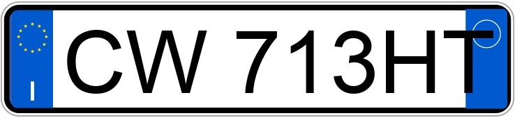 Numer rejestracyjny CW713HT posiada FIAT Seicento Seicento 1.1i cat Active (40 kw)