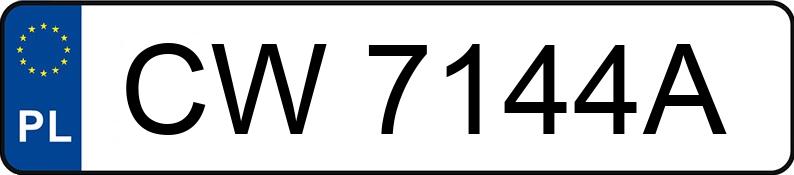 Numer rejestracyjny CW 7144A posiada AUDI A4 - CW7144A Numer rejestracyjny CW 7144A posiada AUDI A4 - CW7144A