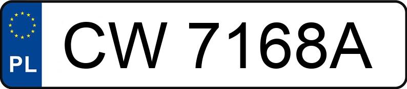 Numer rejestracyjny CW7168A posiada BMW 728i Kat. E38 728i Kat. E38