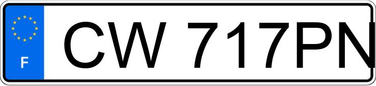 Numer rejestracyjny CW717PN posiada TOYOTA YARIS III