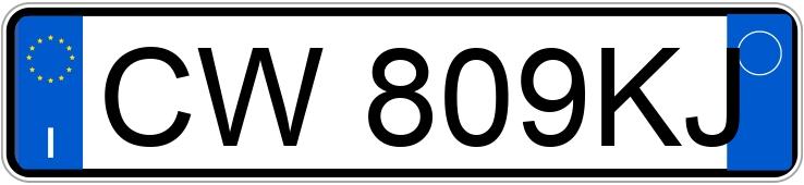 Numer rejestracyjny CW809KJ posiada VOLKSWAGEN Passat 6a serie