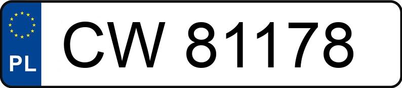 Numer rejestracyjny CW81178 posiada MERCEDES-BENZ CLK 200 Kompressor Kat. MR`97 E3 208 Avantgarde