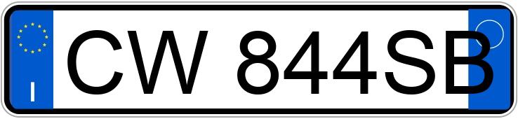 Numer rejestracyjny CW844SB posiada FORD Fiesta 5a serie