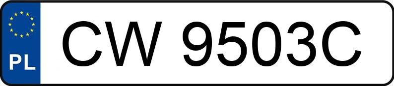 Numer rejestracyjny CW 9503C posiada HYUNDAI I30 - CW9503C Numer rejestracyjny CW 9503C posiada HYUNDAI I30 - CW9503C