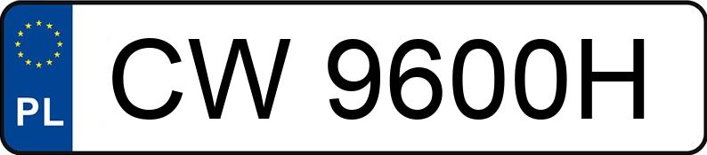 Numer rejestracyjny CW 9600H posiada NIEWIADÓW --- - CW9600H Numer rejestracyjny CW 9600H posiada NIEWIADÓW --- - CW9600H