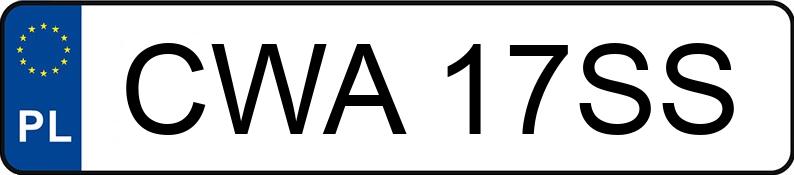 Numer rejestracyjny CWA 17SS posiada VOLKSWAGEN Passat GP 2.5 TDI MR`00 E3 Trendline - CWA17SS