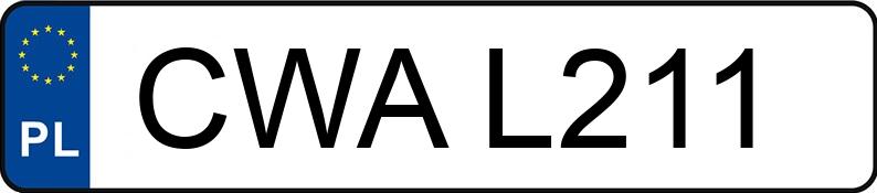 Registreringsnummeret CWA L211 har SEAT Toledo II 1.9 TDi MR`99 E3 1M Signo - CWAL211