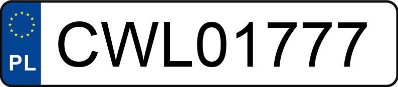 Numer rejestracyjny CWL 01777 posiada CITROEN C5 - CWL01777