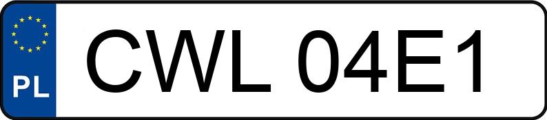 Numer rejestracyjny CWL 04E1 posiada HONDA Accord 2.0i MR`06 E4 Sport - CWL04E1 Numer rejestracyjny CWL 04E1 posiada HONDA Accord 2.0i MR`06 E4 Sport - CWL04E1