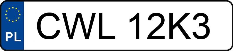 Numer rejestracyjny CWL12K3 posiada BMW 528i Kat. MR`95 E39 528i Kat. MR`95 E39