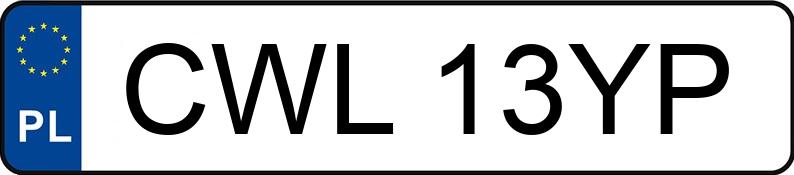 Numer rejestracyjny CWL13YP posiada BMW 520i Kat. MR`95 E39 520i Kat. MR`95 E39