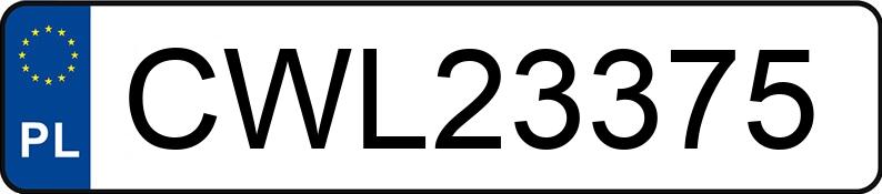 Numer rejestracyjny CWL 23375 posiada OPEL ASTRA-F - CWL23375 Numer rejestracyjny CWL 23375 posiada OPEL ASTRA-F - CWL23375
