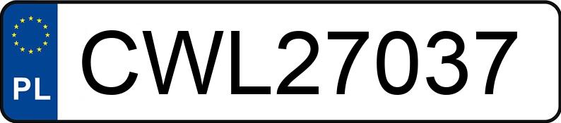 Numer rejestracyjny CWL 27037 posiada VOLKSWAGEN Golf V 1.9 TDi MR`03 E4 GT Sport - CWL27037