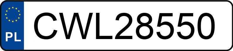 Numer rejestracyjny CWL28550 posiada BMW Seria 5 520i Kat. MR`01 E39