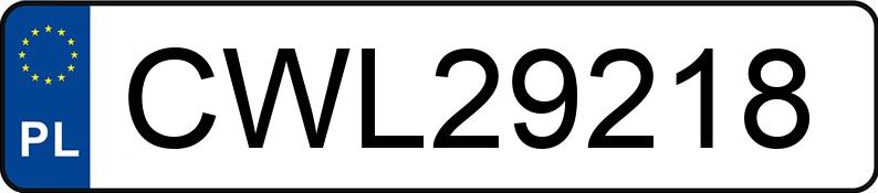 Numer rejestracyjny CWL 29218 posiada FORD FIESTA - CWL29218