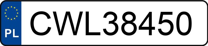 Numer rejestracyjny CWL 38450 posiada AUDI A6 AVANT - CWL38450