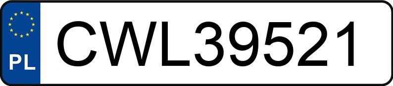 Numer rejestracyjny CWL 39521 posiada CITROEN JUMPER 33 L2H2 100 - CWL39521