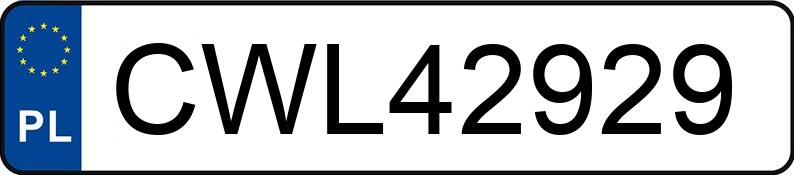 Numer rejestracyjny CWL 42929 posiada MERCEDES-BENZ C 200 d MR`14 E6 205 C 200 d MR`14 E6 205 - CWL42929