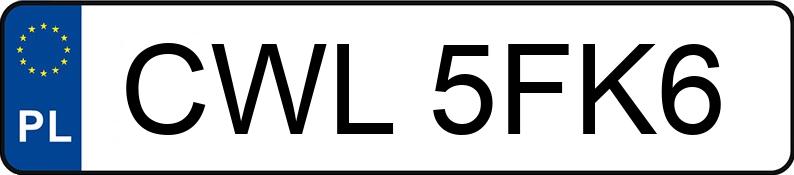 Numer rejestracyjny CWL 5FK6 posiada SIMSON Skutery S 53 - CWL5FK6