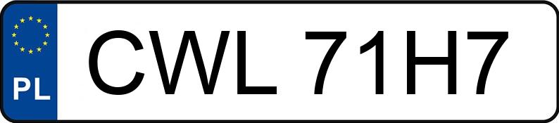 Numer rejestracyjny CWL 71H7 posiada DAEWOO Musso 2.9 TD MR`98 DLX - CWL71H7
